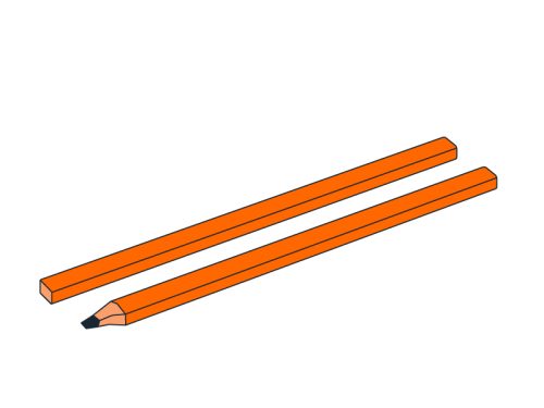 Crayon chantier