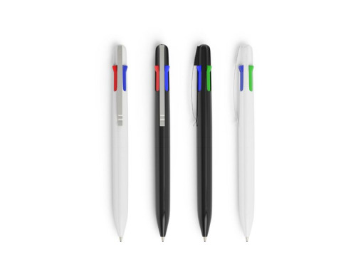 4 stylos à bille Schneider Take 4 blanc ou noir