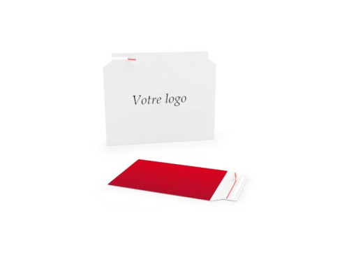 Deux pochettes d'envoi blanche ou rouge à customiser