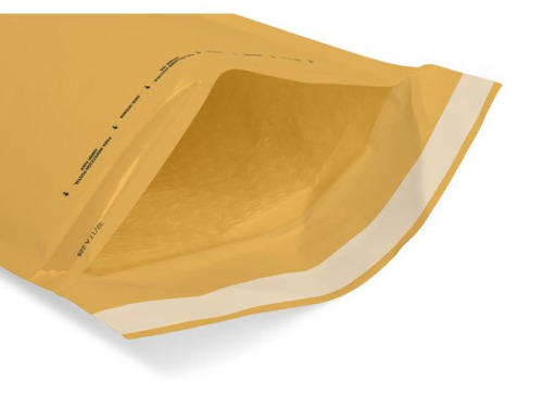 Pochette d'envoi bulle ouverte en kraft brun