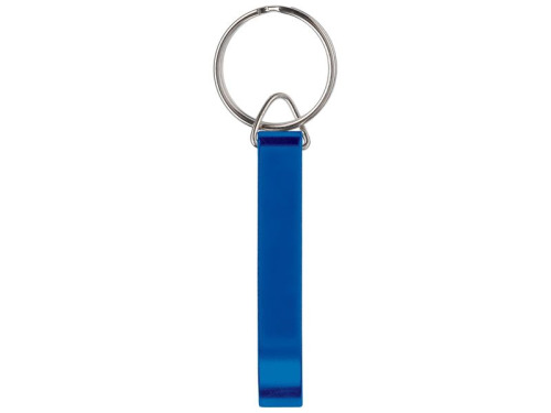 Porte-clé avec décapsuleur bleu 