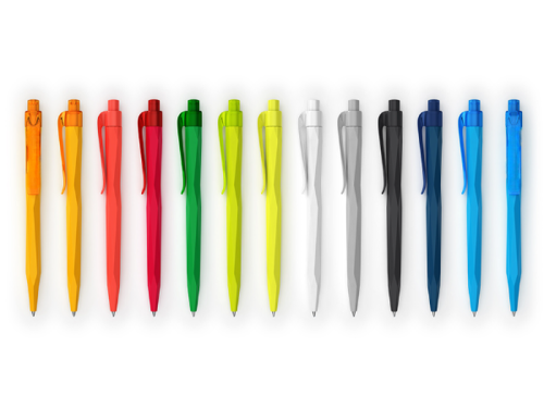 13 stylos à bille Prodir QS20 Soft Touch colorés