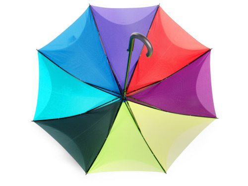 Parapluie arc-en-ciel coloré