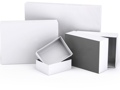 Boîtes coffrets rectangles blanches de tailles différentes