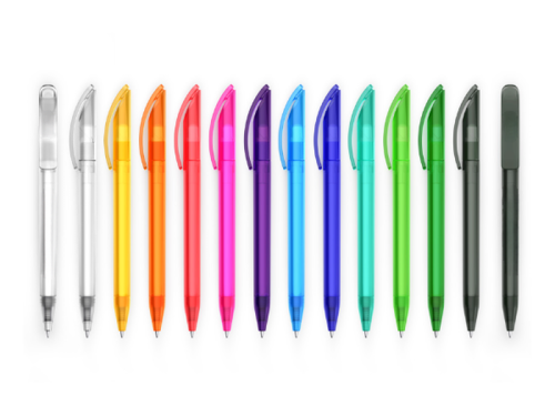 14 stylos à bille Prodir DS3 effet givré