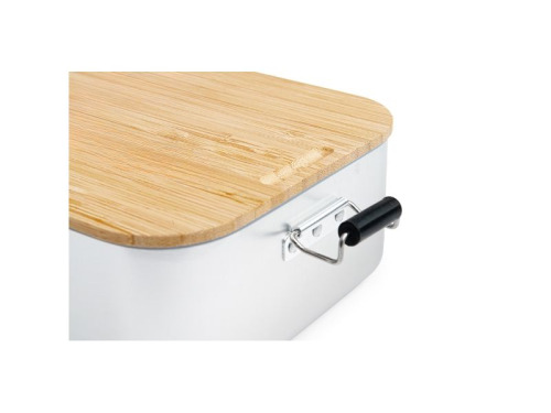 Boîte lunch à repas couvercle en bambou personnalisable