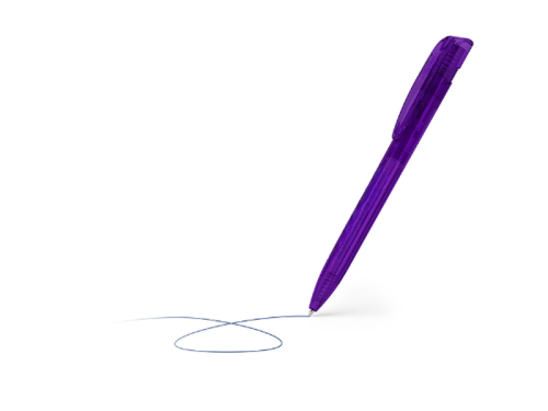 Stylo à bille coloré transparent violet