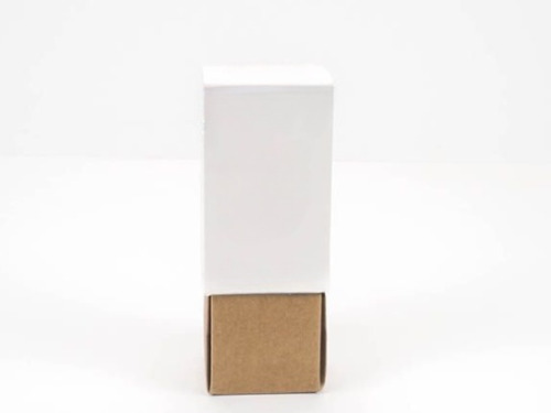 Boîte coffret surprise rectangle blanche et cartonnée